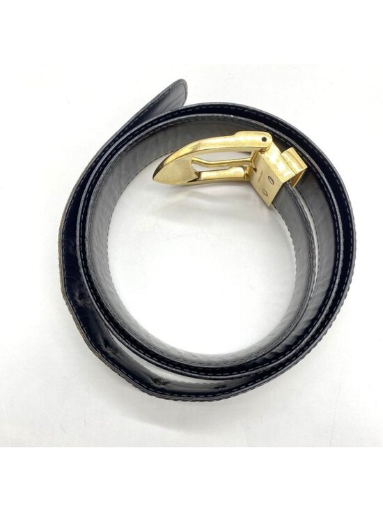 Louis Vuitton Ceinture Epi Leather Black Gold